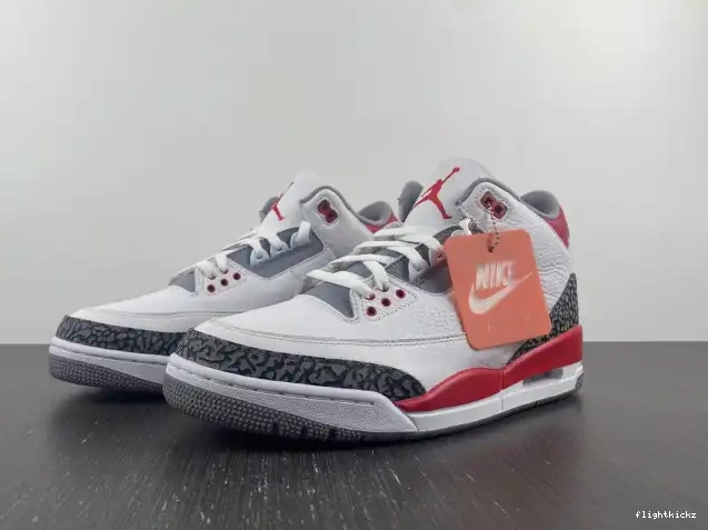 OG Air 3 DN3707-160 Fire Jordan Red 0504